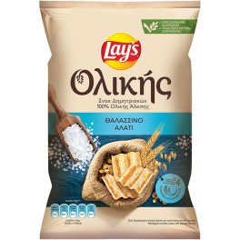 LAY'S ΣΝΑΚ ΔΗΜΗΤΡΙΑΚΩΝ ΟΛΙΚΗΣ ΜΕ ΘΑΛΑΣΣΙΝΟ ΑΛΑΤΙ 95gr LAY'S ΣΝΑΚ ΔΗΜΗΤΡΙΑΚΩΝ ΟΛΙΚΗΣ ΜΕ ΘΑΛΑΣΣΙΝΟ ΑΛΑΤΙ 95gr