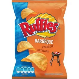 RUFFLES ΚΥΜΑΤΙΣΤΑ ΠΑΤΑΤΑΚΙΑ ΜΕ BARBEQUE 400gr
