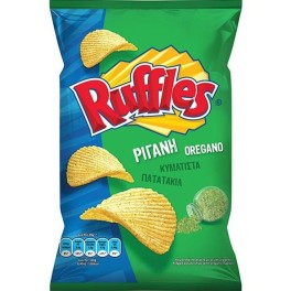 RUFFLES ΚΥΜΑΤΙΣΤΑ ΠΑΤΑΤΑΚΙΑ ΜΕ ΡΙΓΑΝΗ 400gr