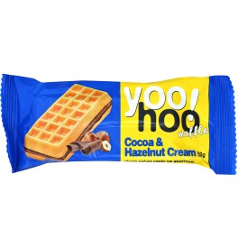 YOOHOO ΒΑΦΛΑ ΚΑΚΑΟ ΦΟΥΝΤΟΥΚΙ 50gr YOOHOO ΒΑΦΛΑ ΚΑΚΑΟ ΦΟΥΝΤΟΥΚΙ 50gr