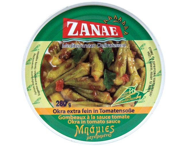 ZANAE ΜΠΑΜΙΕΣ ΜΑΓΕΙΡΕΜΕΝΕΣ ΚΟΝΣΕΡΒΑ 280gr