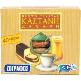 ΖΩΓΡΑΦΟΣ ΚΑΣΤΑΝΗ ΖΑΧΑΡΗ 40 STICKS x 5gr