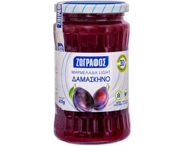 ΖΩΓΡΑΦΟΣ ΜΑΡΜΕΛΑΔΑ ΔΑΜΑΣΚΗΝΟ LIGHT 415gr