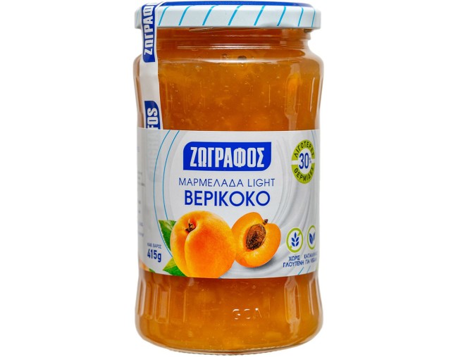 ΖΩΓΡΑΦΟΣ ΜΑΡΜΕΛΑΔΑ ΒΕΡΙΚΟΚΟ LIGHT 415gr