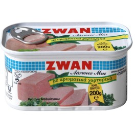 ZWAN LANCHEON MEAT ME ΑΡΩΜΑΤΙΚΑ ΧΟΡΤΑΡΙΚΑ 200gr