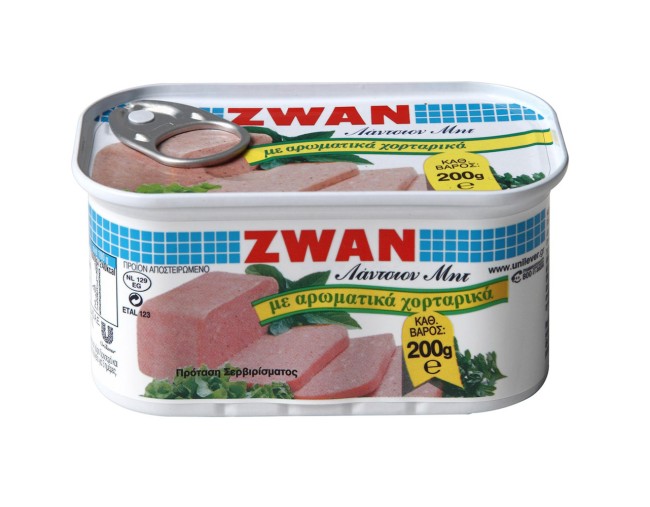 ZWAN LANCHEON MEAT ME ΑΡΩΜΑΤΙΚΑ ΧΟΡΤΑΡΙΚΑ 200gr