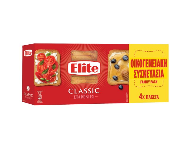 ELITE CLASSIC ΦΡΥΓΑΝΙΕΣ ΣΤΑΡΕΝΙΕΣ 4 ΠΑΚΕΤΑ 500gr ΕΒΔΟΜΑΔΙΑΙΕΣ ΠΡΟΣΦΟΡΕΣ
