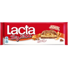 LACTA BIG TIME PEANUT CARAMEL ΣΟΚΟΛΑΤΑ ΓΑΛΑΚΤΟΣ 276gr LACTA BIG TIME PEANUT CARAMEL ΣΟΚΟΛΑΤΑ ΓΑΛΑΚΤΟΣ 276gr