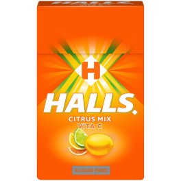 HALLS CITRUS MIX VITA C ΚΑΡΑΜΕΛΕΣ 28gr