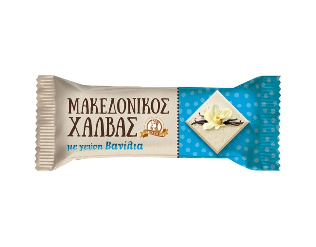 ΜΑΚΕΔΟΝΙΚΟΣ ΧΑΛΒΑΣ ΜΕ ΓΕΥΣΗ ΒΑΝΙΛΙΑ 40gr
