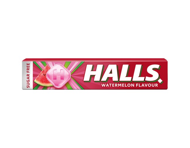 HALLS WATERMELLON FAVOUR + VITA C ΚΑΡΑΜΕΛΕΣ 32gr