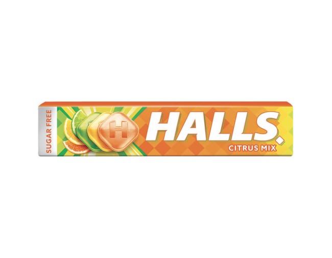 HALLS CITRUS MIX + VITA C ΚΑΡΑΜΕΛΕΣ 32gr