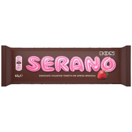 ΙΟΝ SERANO ΣΟΚΟΛΑΤΑ ΓΑΛΑΚΤΟΣ ΜΕ ΚΡΕΜΑ ΦΡΑΟΥΛΑ 65gr