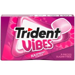TRIDENT VIBES RASPBERRY FLAVOUR ΤΣΙΧΛΕΣ 21gr