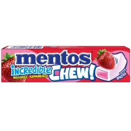 MENTOS INCREDIBLE ΜΑΛΑΚΕΣ ΚΑΡΑΜΕΛΕΣ ΜΕ ΓΕΥΣΗ ΦΡΑΟΥΛΑ 45gr
