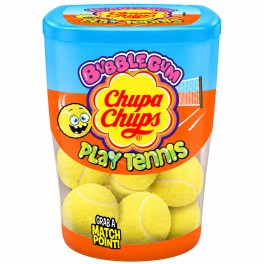 CHUPA CHUPS BUBBLE GUM PLAY TENNIS 90gr