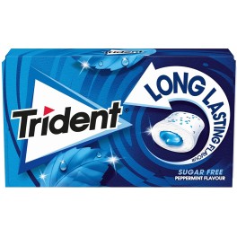 TRIDENT LONG LASTING PEPPERMINT FLAVOUR ΤΣΙΧΛΕΣ 22gr