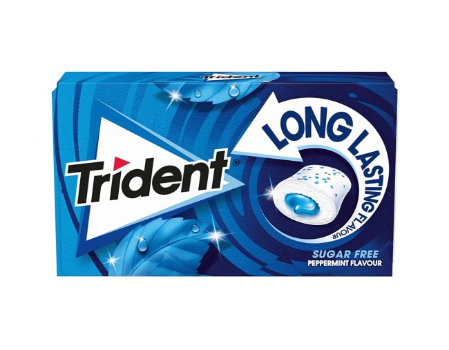 TRIDENT LONG LASTING PEPPERMINT FLAVOUR ΤΣΙΧΛΕΣ 22gr