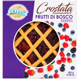 CRADEL CROSTATA HOMEMADE TART ΜΕ ΦΡΟΥΤΑ ΤΟΥ ΔΑΣΟΥΣ 300gr