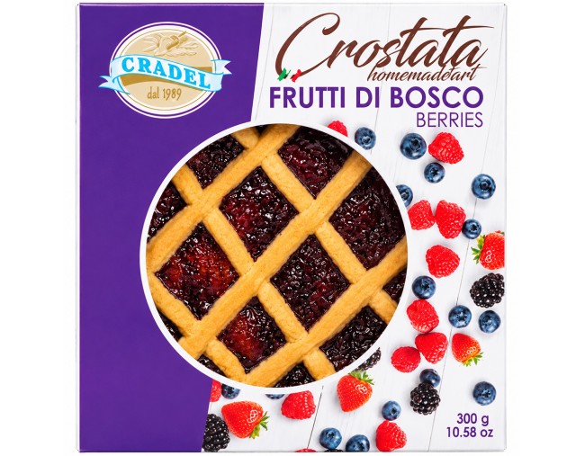 CRADEL CROSTATA HOMEMADE TART ΜΕ ΦΡΟΥΤΑ ΤΟΥ ΔΑΣΟΥΣ 300gr