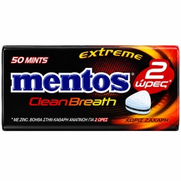 MENTOS EXTREME CLEAN BREATH 50 MINTS 35gr