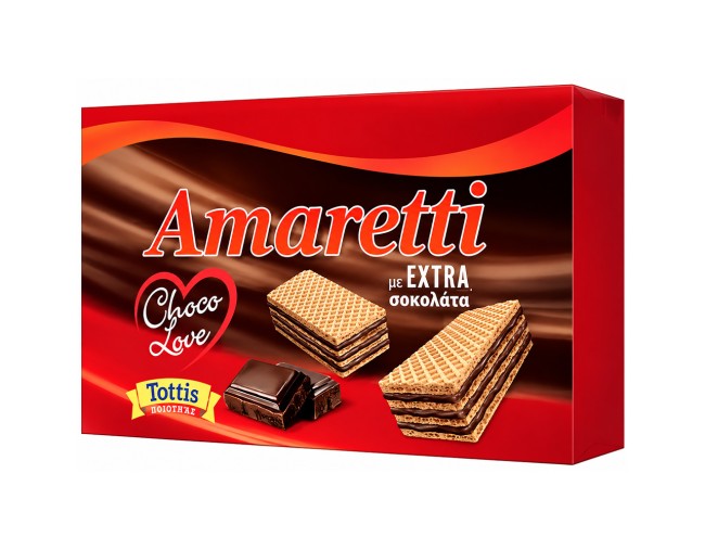AMARETTI CHOCO LOVE ΓΚΟΦΡΕΤΑΚΙΑ ME EXTRA ΣΟΚΟΛΑΤΑ 68gr