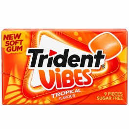 TRIDENT VIBES TROPICAL FLAVOUR ΤΣΙΧΛΕΣ 21gr