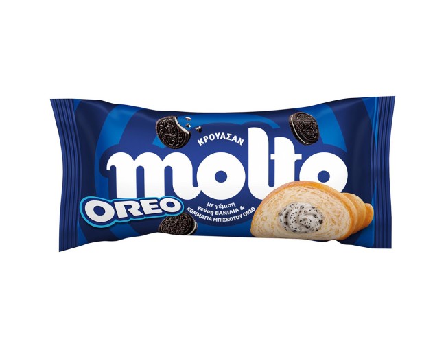 MOLTO ΚΡΟΥΑΣΑΝ ΒΑΝΙΛΙΑ & ΚΟΜΜΑΤΙΑ OREO 98gr ΕΒΔΟΜΑΔΙΑΙΕΣ ΠΡΟΣΦΟΡΕΣ
