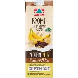 ΔΕΛΤΑ PROTEIN PLUS ΡΟΦΗΜΑ ΒΡΩΜΗΣ ΜΕ ΜΠΑΝΑΝΑ & ΚΑΚΑΟ 1lt ΔΕΛΤΑ PROTEIN PLUS ΡΟΦΗΜΑ ΒΡΩΜΗΣ ΜΕ ΜΠΑΝΑΝΑ & ΚΑΚΑΟ 1lt