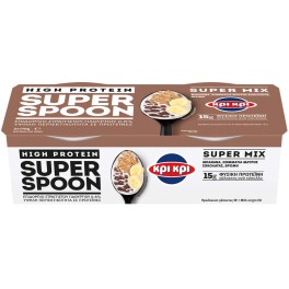 ΚΡΙ ΚΡΙ SUPER SPOON HIGH PROTEIN ΕΠΙΔΟΡΠΙΟ ΓΙΑΟΥΡΤΙΟΥ ΜΠΑΝΑΝΑ ΚΟΜΜΑΤΙΑ ΜΑΥΡΗΣ ΣΟΚΟΛΑΤΑΣ & ΒΡΩΜΗ 2x170gr ΚΡΙ ΚΡΙ SUPER SPOON HIGH PROTEIN ΕΠΙΔΟΡΠΙΟ ΓΙΑΟΥΡΤΙΟΥ ΜΠΑΝΑΝΑ ΚΟΜΜΑΤΙΑ ΜΑΥΡΗΣ ΣΟΚΟΛΑΤΑΣ & ΒΡΩΜΗ 2x170gr