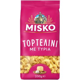MISKO ΤΟΡΤΕΛΙΝΙ ΜΕ ΤΥΡΙΑ 250gr MISKO ΤΟΡΤΕΛΙΝΙ ΜΕ ΤΥΡΙΑ 250gr