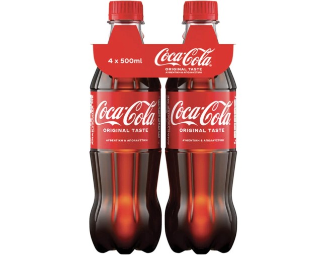 COCA COLA ORIGINAL 4x500ml ΕΒΔΟΜΑΔΙΑΙΕΣ ΠΡΟΣΦΟΡΕΣ