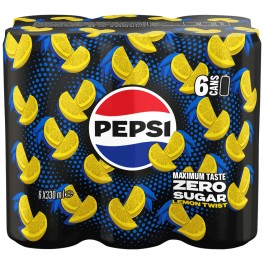 PEPSI MAX LEMON TWIST ZERO 6x330ml