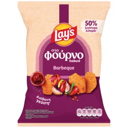 LAYS ΣΤΟ ΦΟΥΡΝΟ BAKED ΠΑΤΑΤΑΚΙΑ BARBEQUE 105gr LAYS ΣΤΟ ΦΟΥΡΝΟ BAKED ΠΑΤΑΤΑΚΙΑ BARBEQUE 105gr