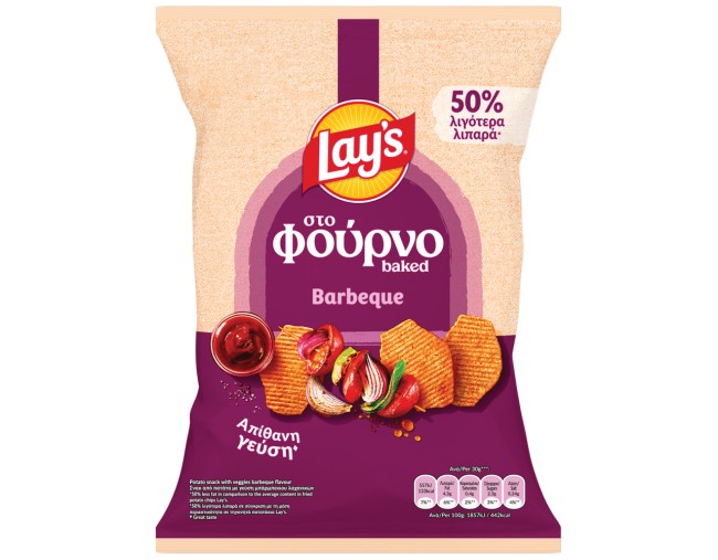 LAYS ΣΤΟ ΦΟΥΡΝΟ BAKED ΠΑΤΑΤΑΚΙΑ BARBEQUE 105gr