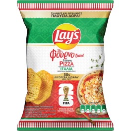 LAY'S ΣΤΟ ΦΟΥΡΝΟ BAKED ΓΕΥΣΗ PIZZA 50% ΛΙΓΟΤΕΡΑ ΛΙΠΑΡΑ 105gr LAY'S ΣΤΟ ΦΟΥΡΝΟ BAKED ΓΕΥΣΗ PIZZA 50% ΛΙΓΟΤΕΡΑ ΛΙΠΑΡΑ 105gr