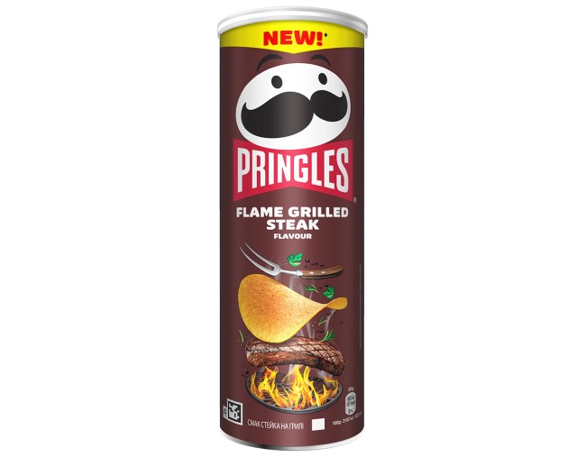 PRINGLES FLAME GRILLED STEAK 165gr