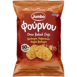 JUMBO ΠΑΤΑΤΑΚΙΑ ΦΟΥΡΝΟΥ ΜΕ BARBEQUE ΛΑΧΑΝΙΚΩΝ 150gr JUMBO ΠΑΤΑΤΑΚΙΑ ΦΟΥΡΝΟΥ ΜΕ BARBEQUE ΛΑΧΑΝΙΚΩΝ 150gr