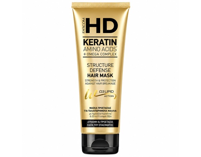 FARCOM HD KERATIN STRUCTURE DEFENSE HAIR MASK 250ml