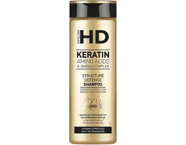 FARCOM HD KERATIN STRUCTURE DEFENSE SHAMPOO 400ml