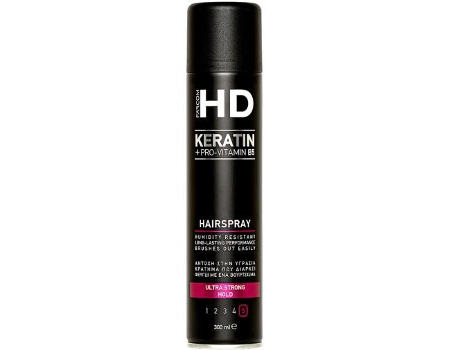 FARCOM HD KERATIN HAIRSPRAY ULTRA STRONG HOLD No5 330ml