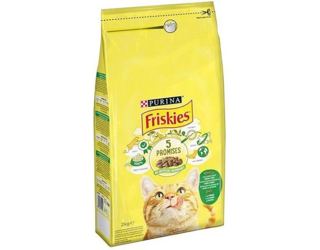 PURINA FRISKIES ΤΡΟΦΗ ΓΑΤΑΣ ΜΕ ΚΟΥΝΕΛΙ ΚΑΙ ΚΟΤΟΠΟΥΛΟ 2kg