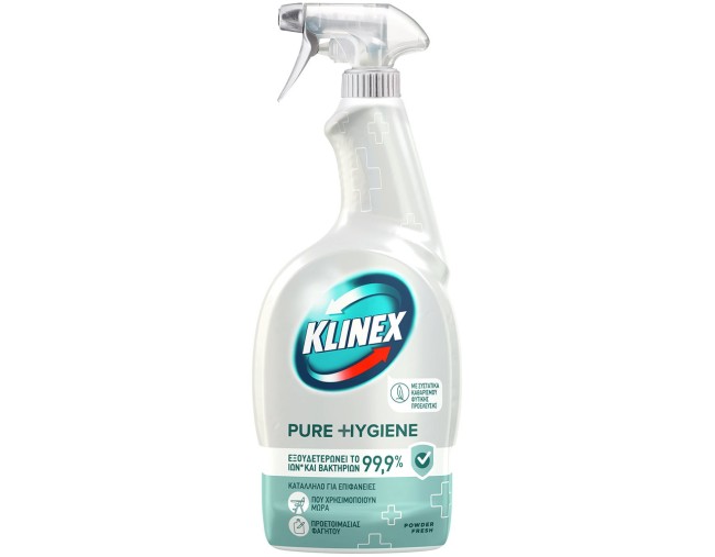 KLINEX PURE HYGIENE ΚΑΘΑΡΙΣΤΙΚΟ ΓΙΑ ΕΠΙΦΑΝΕΙΕΣ 750ml ΕΒΔΟΜΑΔΙΑΙΕΣ ΠΡΟΣΦΟΡΕΣ