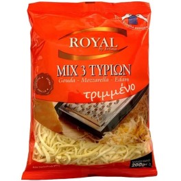 ROYAL MIX 3 ΤΥΡΙΩΝ ΤΡΙΜΜΕΝΟ 200gr