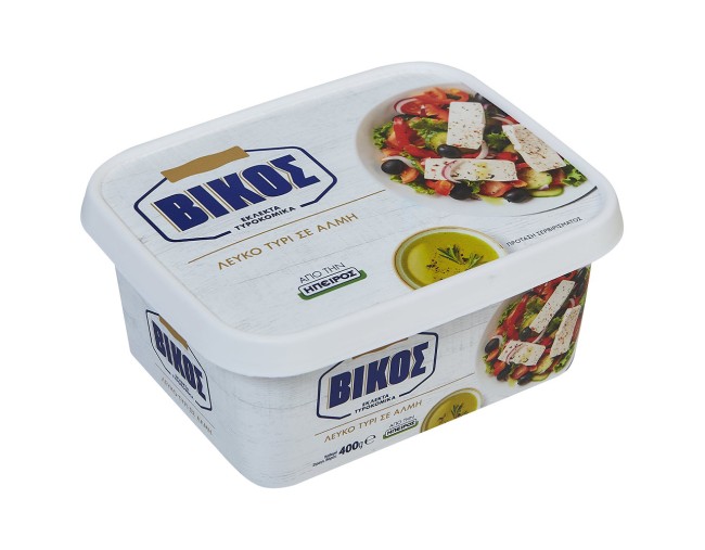 ΒΙΚΟΣ ΛΕΥΚΟ ΤΥΡΙ ΣΕ ΑΛΜΗ 400gr
