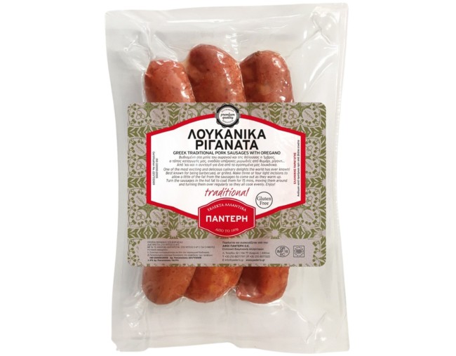 ΠΑΝΤΕΡΗΣ ΛΟΥΚΑΝΙΚΑ ΡΙΓΑΝΑΤΑ 3τμχ 340gr