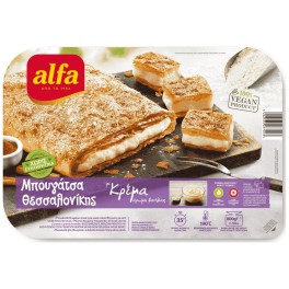 ALFA ΜΠΟΥΓΑΤΣΑ ΘΕΣΣΑΛΟΝΙΚΗΣ ΜΕ ΚΡΕΜΑ ΑΡΩΜΑ ΒΑΝΙΛΙΑΣ 800gr