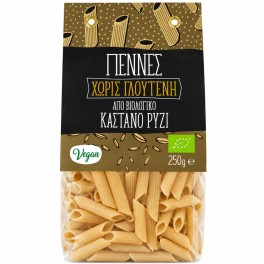 GREEN BAY ΠΕΝΝΕΣ ΑΠΟ ΚΑΣΤΑΝΟ ΡΥΖΙ ΧΩΡΙΣ ΓΛΟΥΤΕΝΗ 250gr