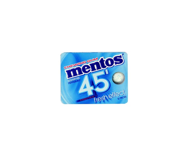 MENTOS FRESH EFFECT 45MIN PEPERMINT ΤΣΙΧΛΕΣ 18gr