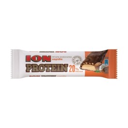 ION PROTEIN 20% ΜΠΑΡΑ ΣΟΚΟΛΑΤΑΣ ME ΚΑΡΥΔΑ 50gr